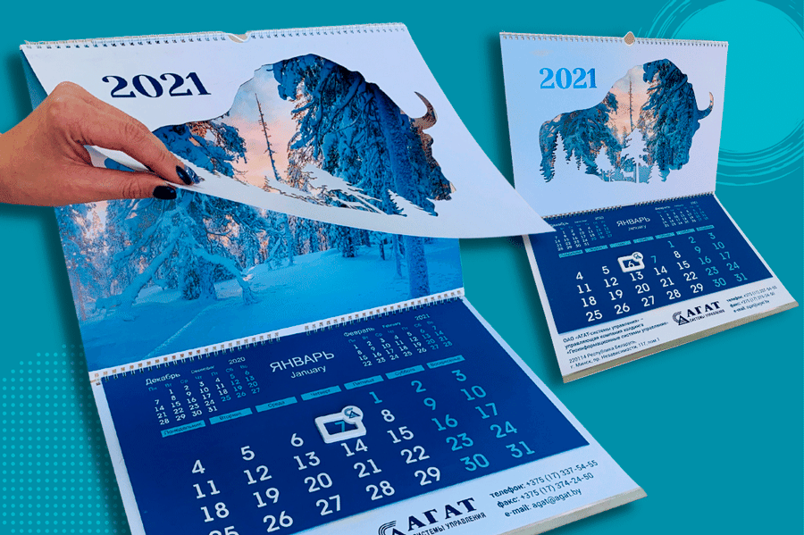 Календарь перекидной настенный от издательского дома Сегмент фото